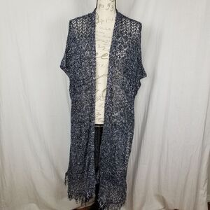 Arizona Jean Co. Open Front Full‎ Length Cardigan